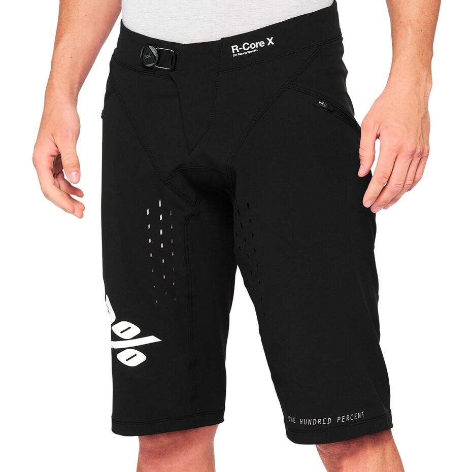 Dětské cyklistické kraťasy 100%  R-Core Youth Shorts Black 24 - main (0)