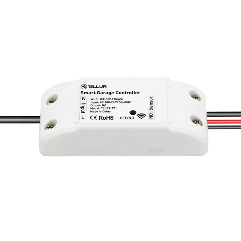 Tellur WiFi Smart sada pro ovládání garážových vrat, bílá - main (2)