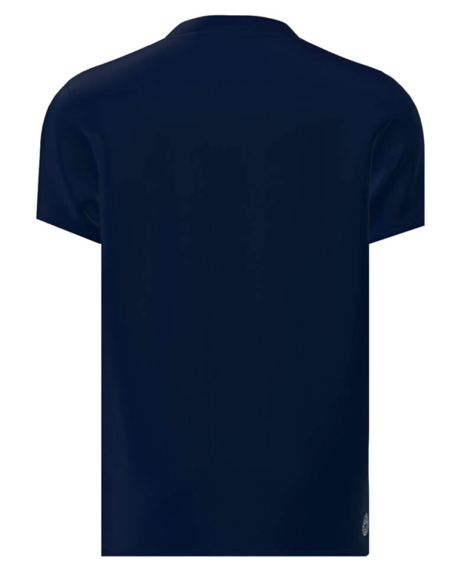 Pánské tričko BIDI BADU  New York 2024 Chill Tee Dark Blue/Red - main (1)