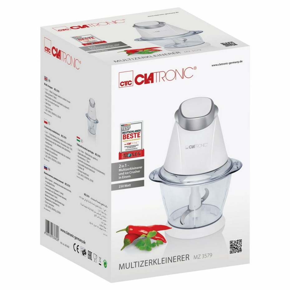 Clatronic MZ 3579 sekáček na led, bílá - main (4)
