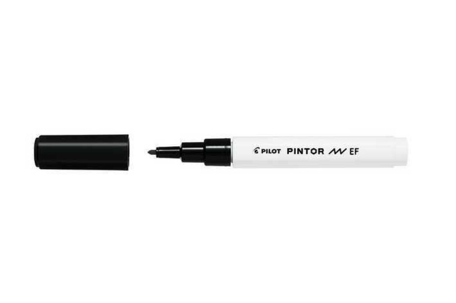 PILOT Pintor Extra Fine akrylový popisovač 0,5-0,7mm - černý - main (0)