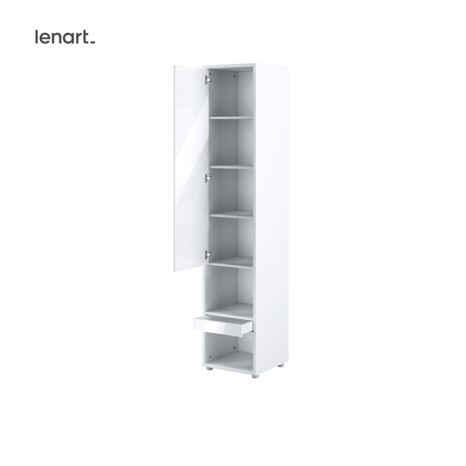 Dig-net nábytek Skříňka Lenart BED CONCEPT BC-07p | bílý lesk - main (6)