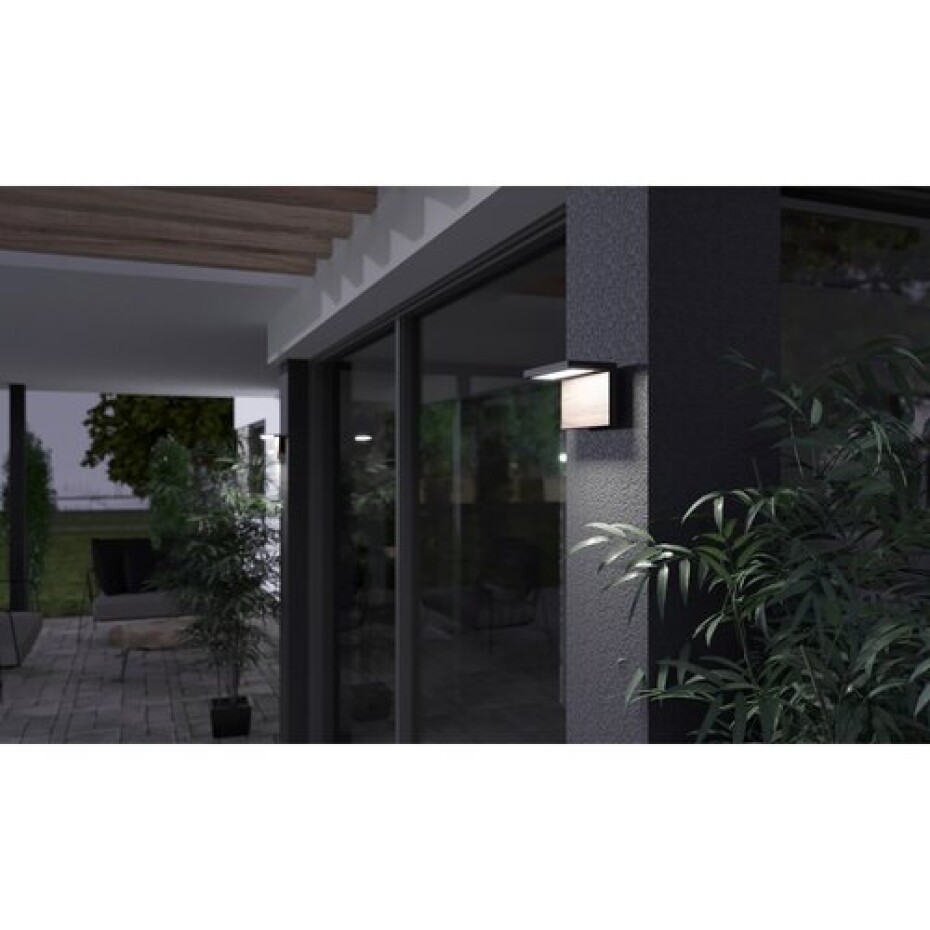 Panlux PN42300005 Zahradní LED nástěnné svítidlo Natura antracit, 12 W - main (1)