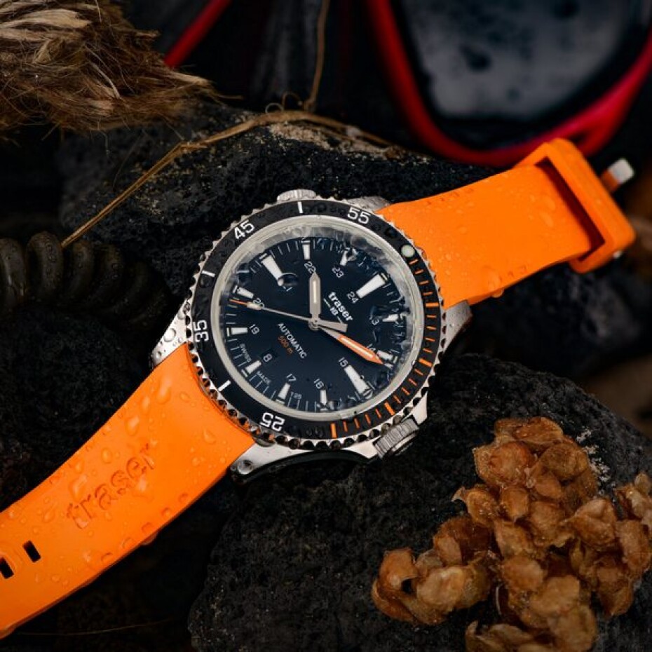 Traser P67 Diver Automatic Black oranžová pryž - main (4)