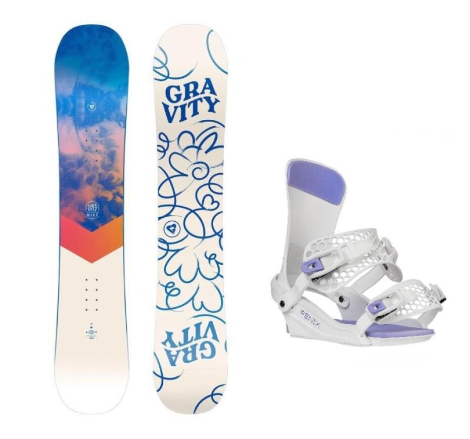 Gravity Mist 24/25 dámský snowboard + Gravity Fenix white/lavender vázání - main (0)