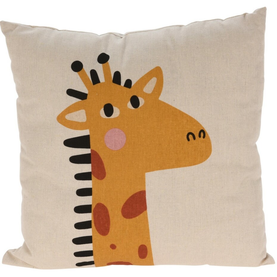 Hatu Dětský polštářek Žirafa, 40 x 40 cm, polyester - main (0)