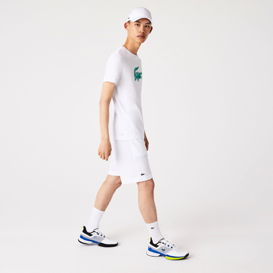 Pánské tričko Lacoste  Core Performance Light White/Green L - main (2)