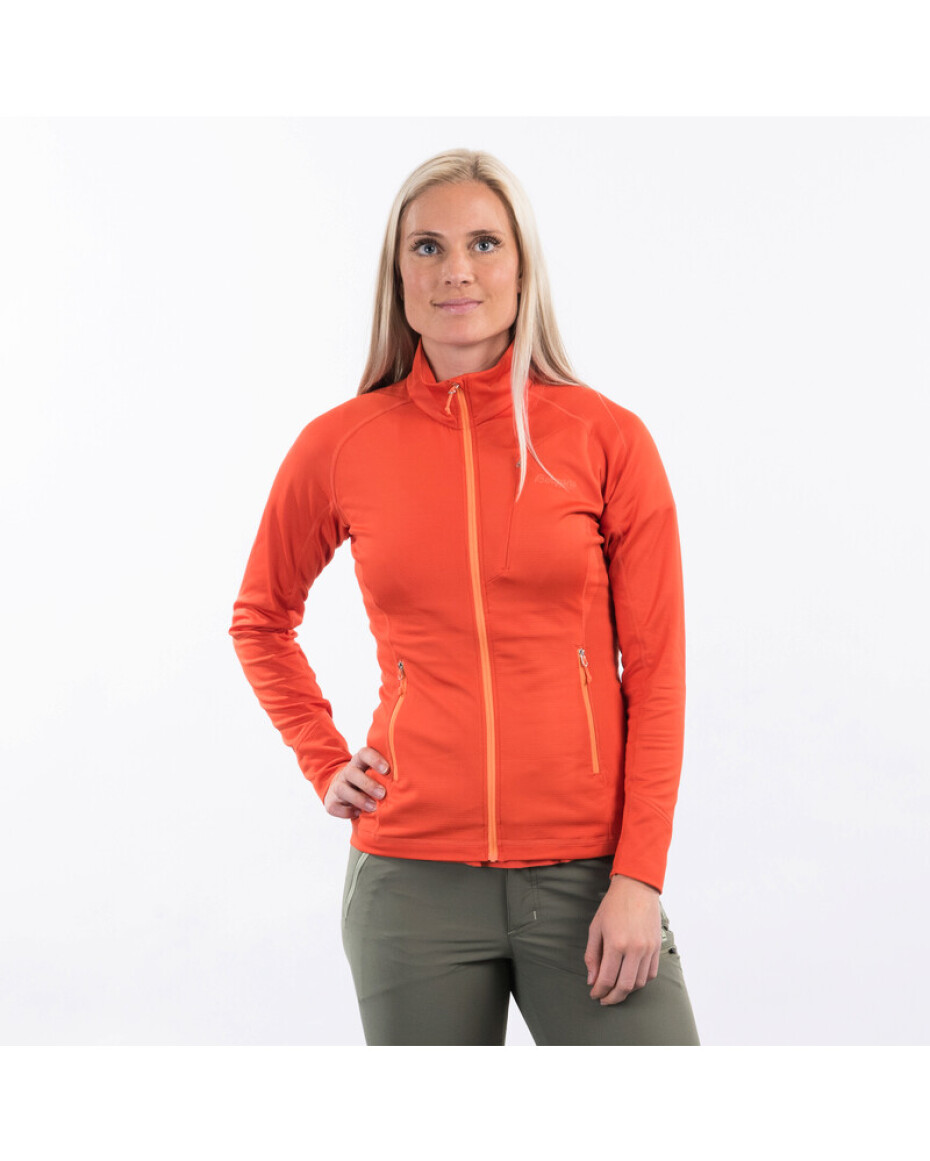 Dámská bunda Bergans  Skaland W Jacket Brick XS - main (3)