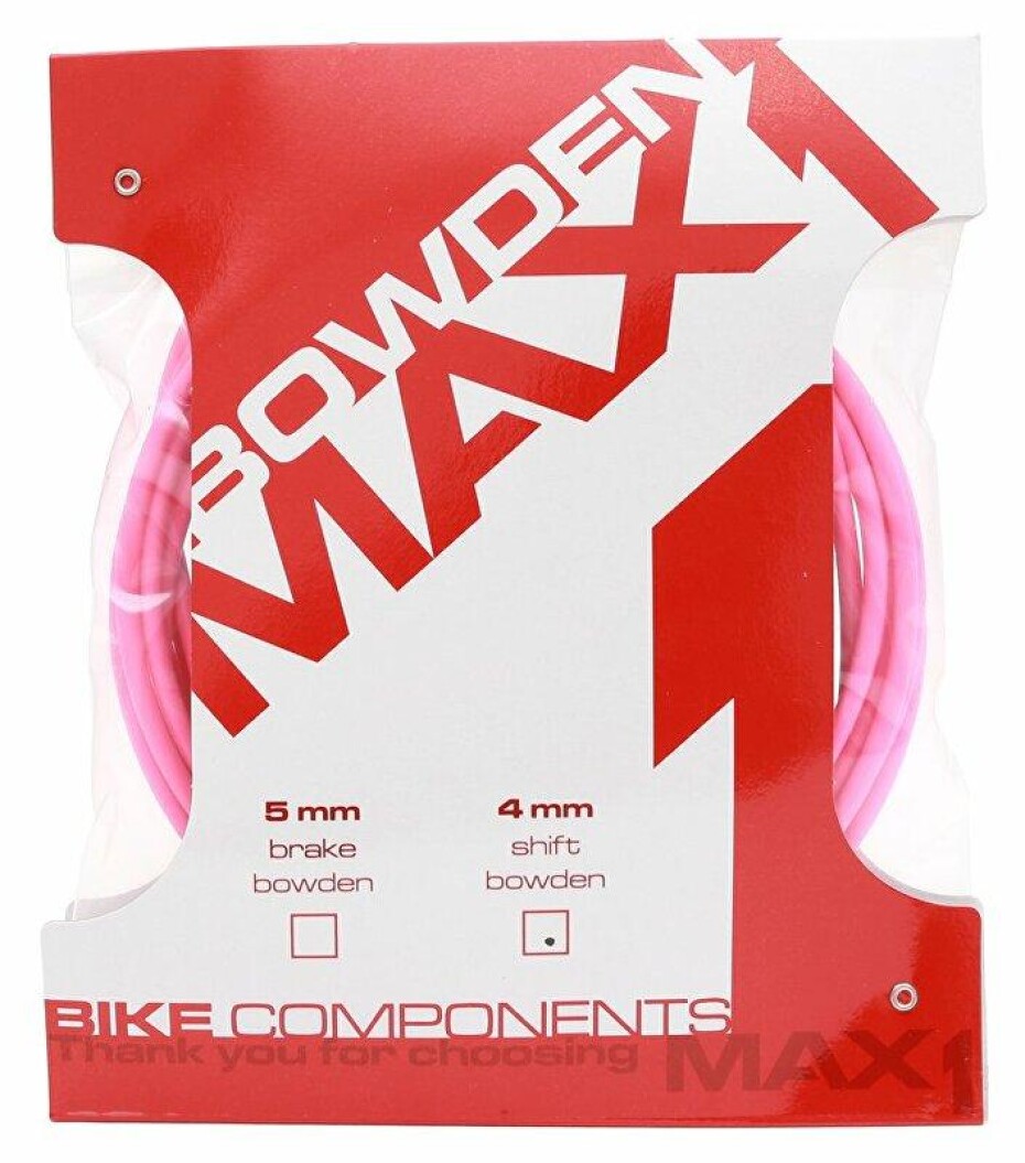 Max1 bowden 4 mm fluo růžová balení 3 m - main (0)