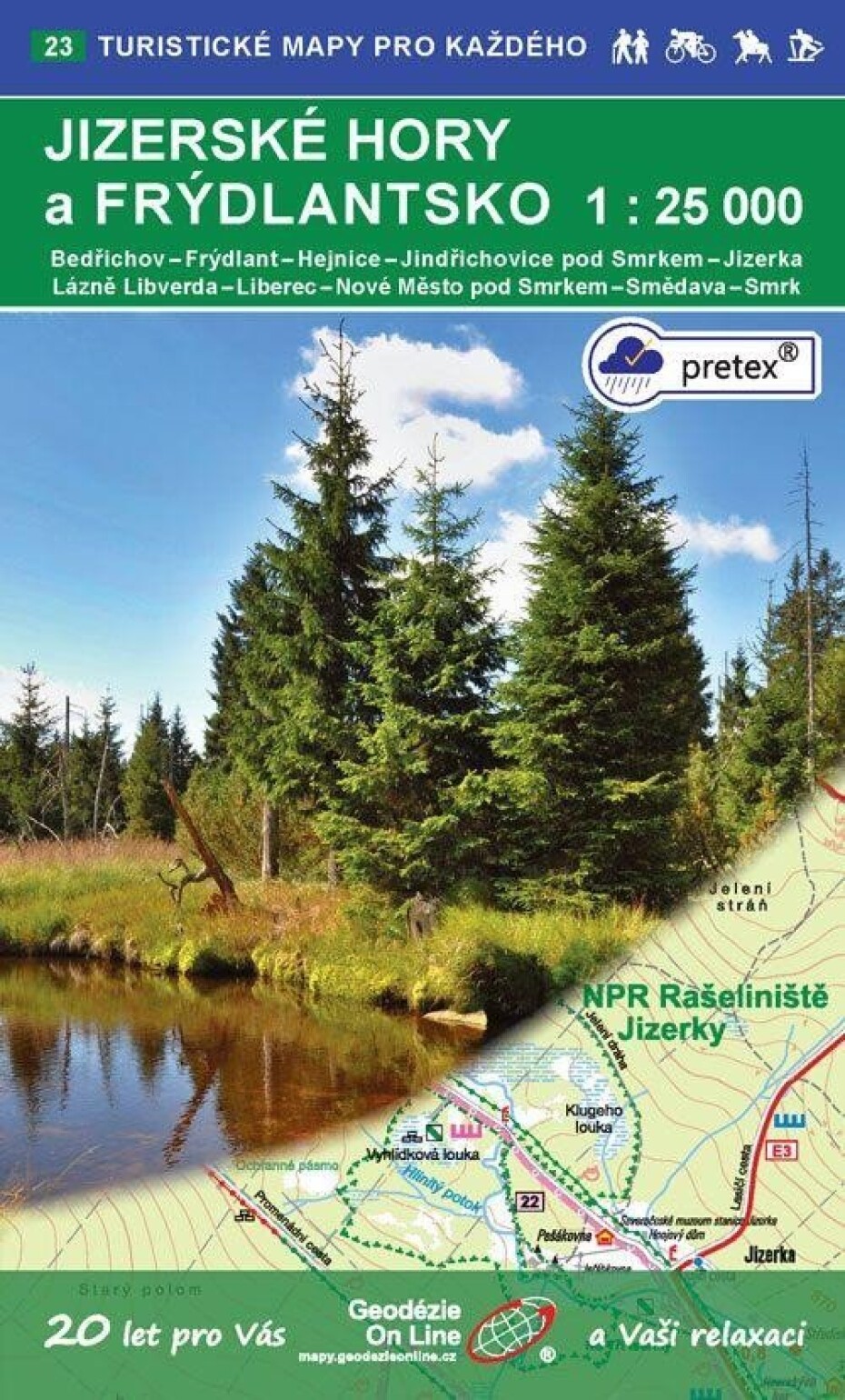 Jizerské hory 1:25 000 / 23 Turistické mapy pro každého - main (0)