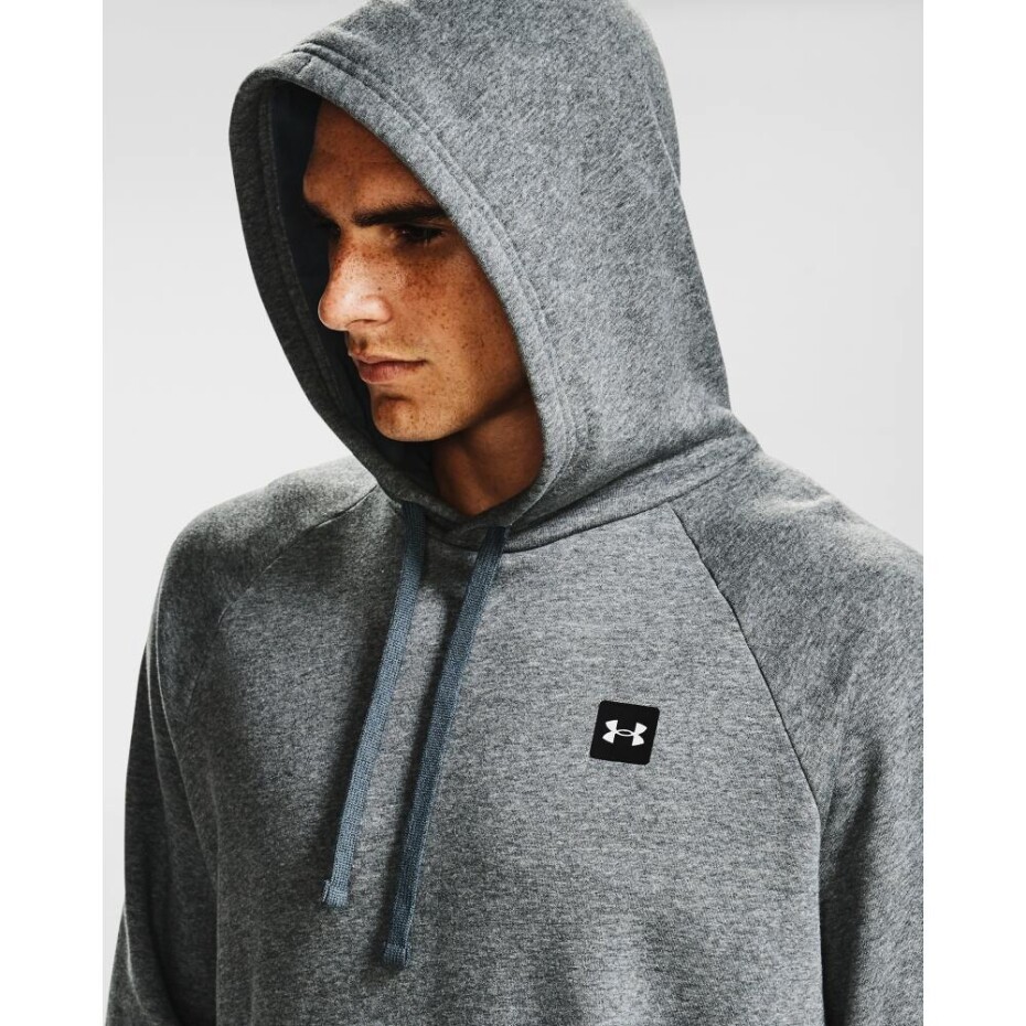 Pánská mikina Under Armour  Rival Fleece Hoodie Hallo grey XL - main (1)