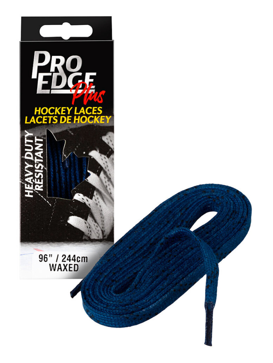 Voskované hokejové tkaničky Sportstape Solid Red Double Tracer Waxed Lace 70S Navy  183 cm - main (0)