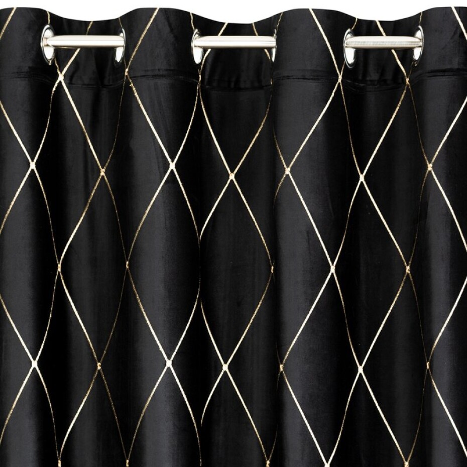 ArtFir Závěs PIERRE CARDIN MARGO K | černá 140x250 cm - main (3)