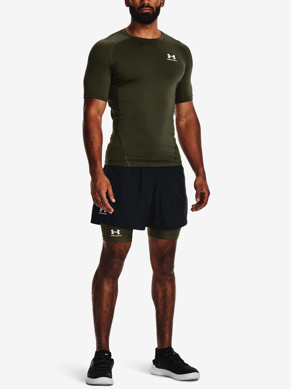 Pánské tričko Under Armour HeatGear Comp SS-GRN XL - main (1)