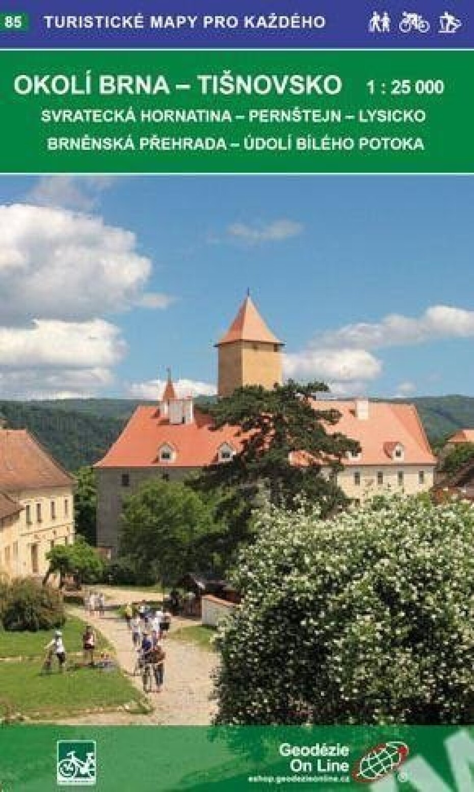 WKK Okolí Brna Tišnovsko 1:25 000 / 85 Turistické mapy pro každého - main (0)