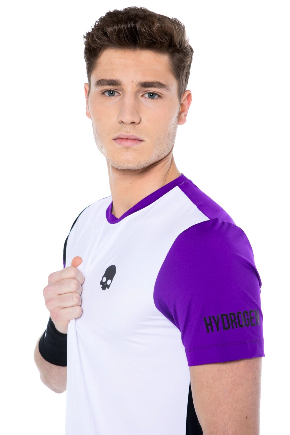 Pánské tričko Hydrogen  Tech Camo Tee White/Purple M - main (5)
