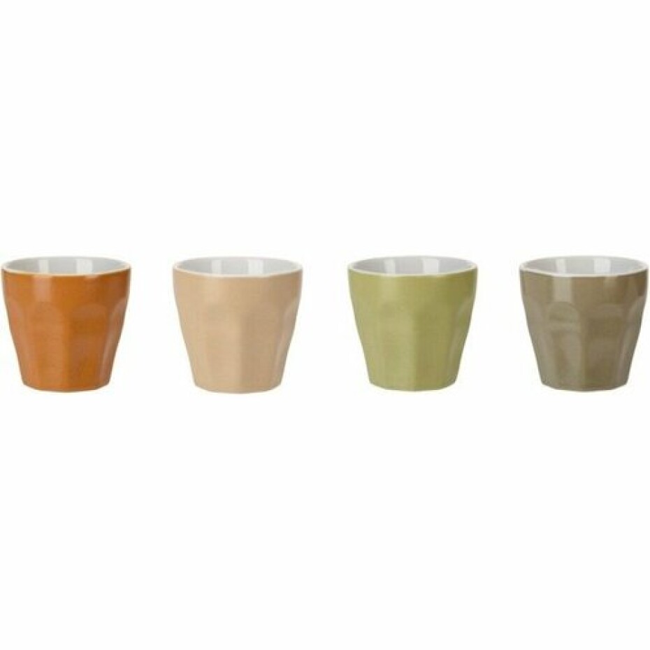 EH Sada porcelánových šálků Pastel 90 ml, 4 ks - main (0)