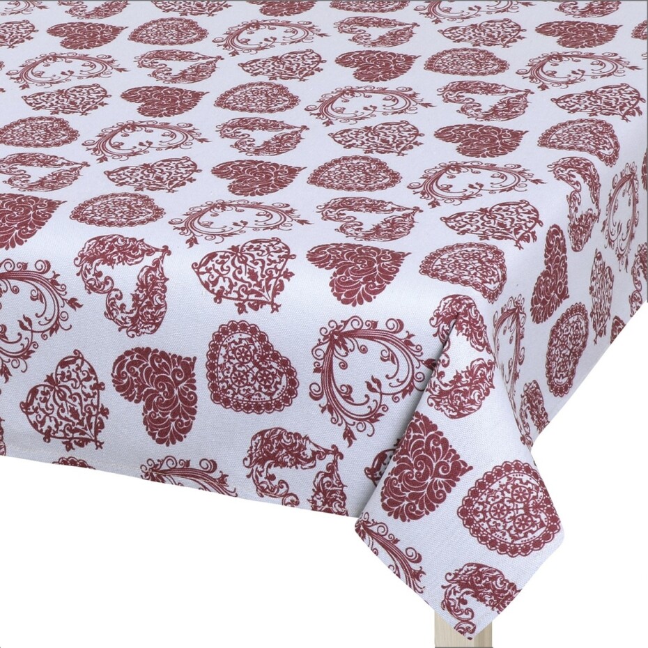 Bellatex Ubrus DITA Srdce krajkové, 140 x 160 cm - main (0)