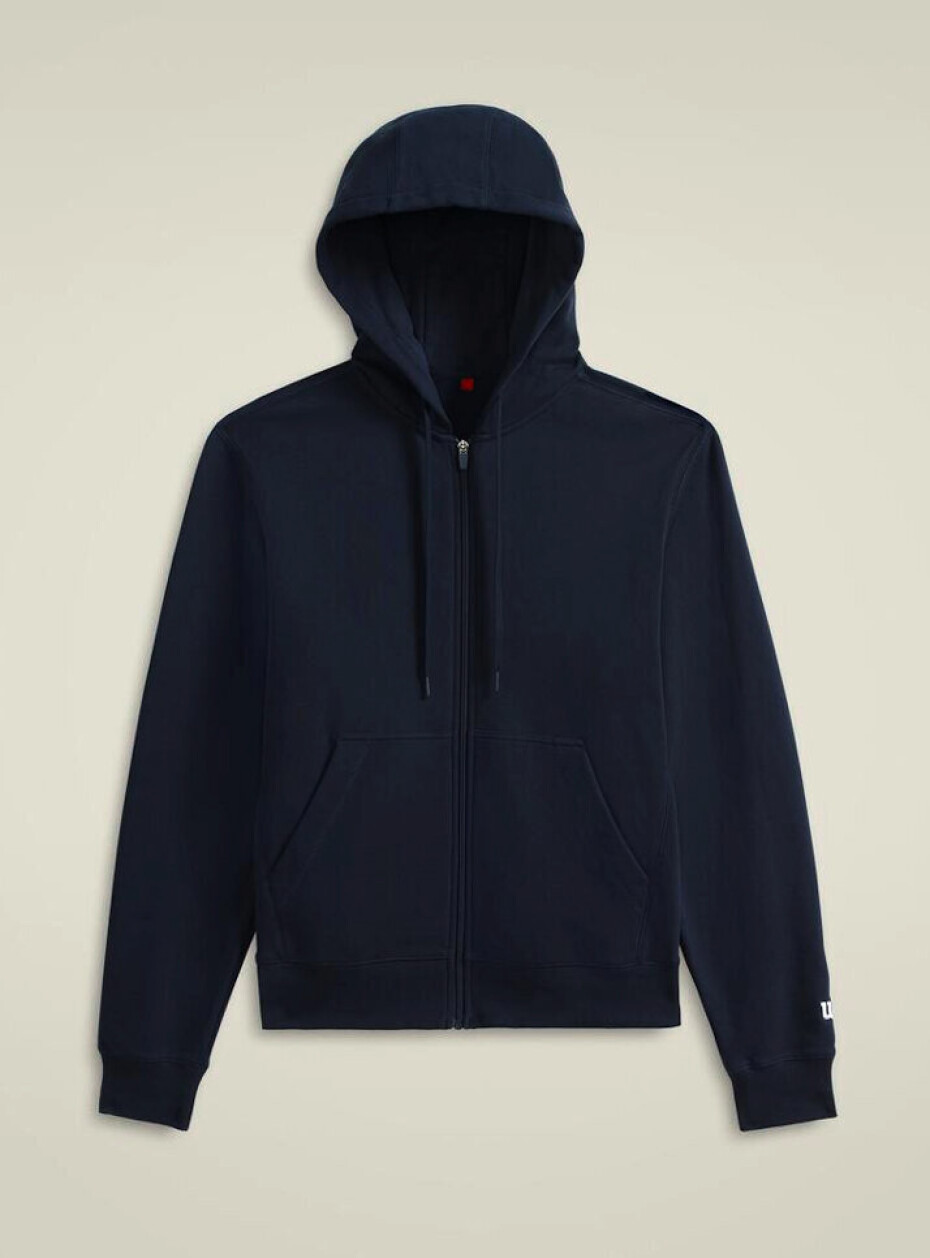 Pánská mikina Wilson  M  Team Zip Hoodie Classic Navy L - main (1)