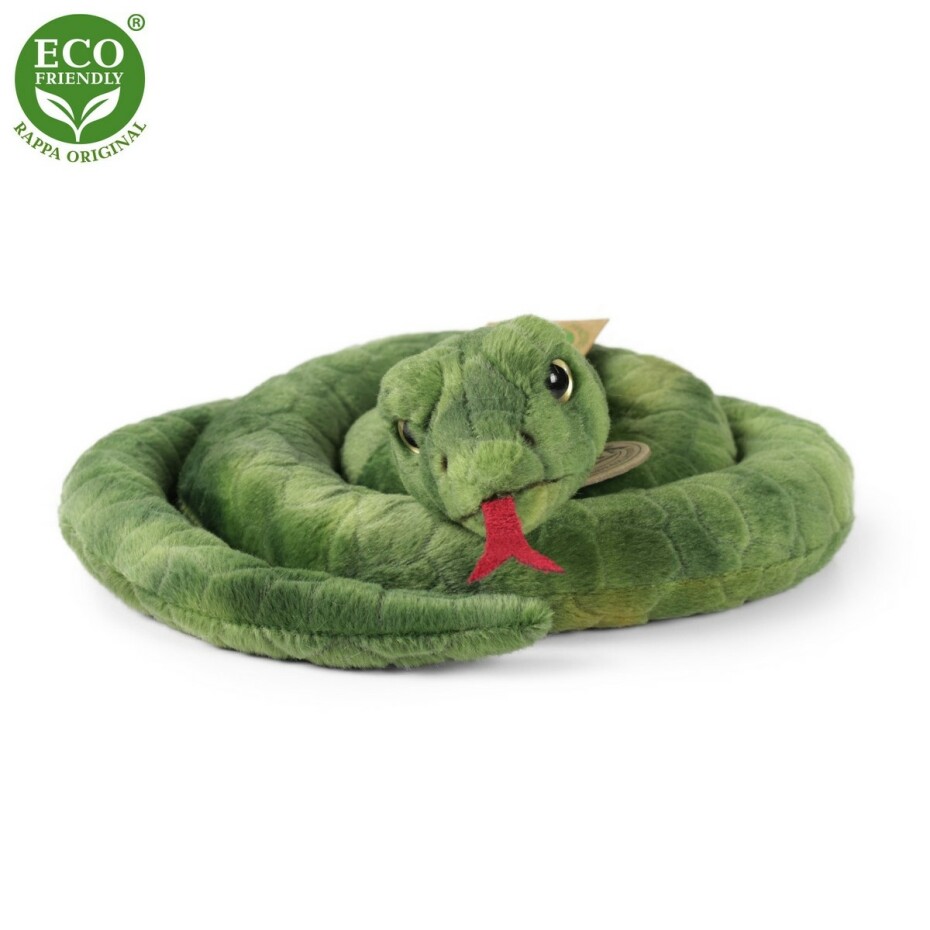 Rappa Plyšový had zelený 90 cm ECO-FRIENDLY - main (1)