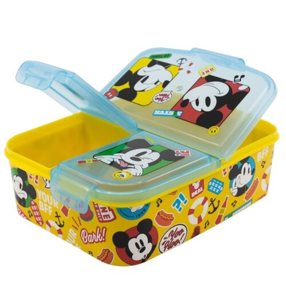 Stor Svačinový box Mickey, 19,5 x 16,5 x 6,7 cm - main (1)