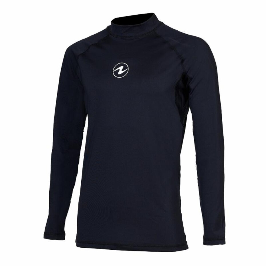 Aqualung Pánské lycrové triko Aqua Lung SLIM FIT černá, dlouhý rukáv - main (0)