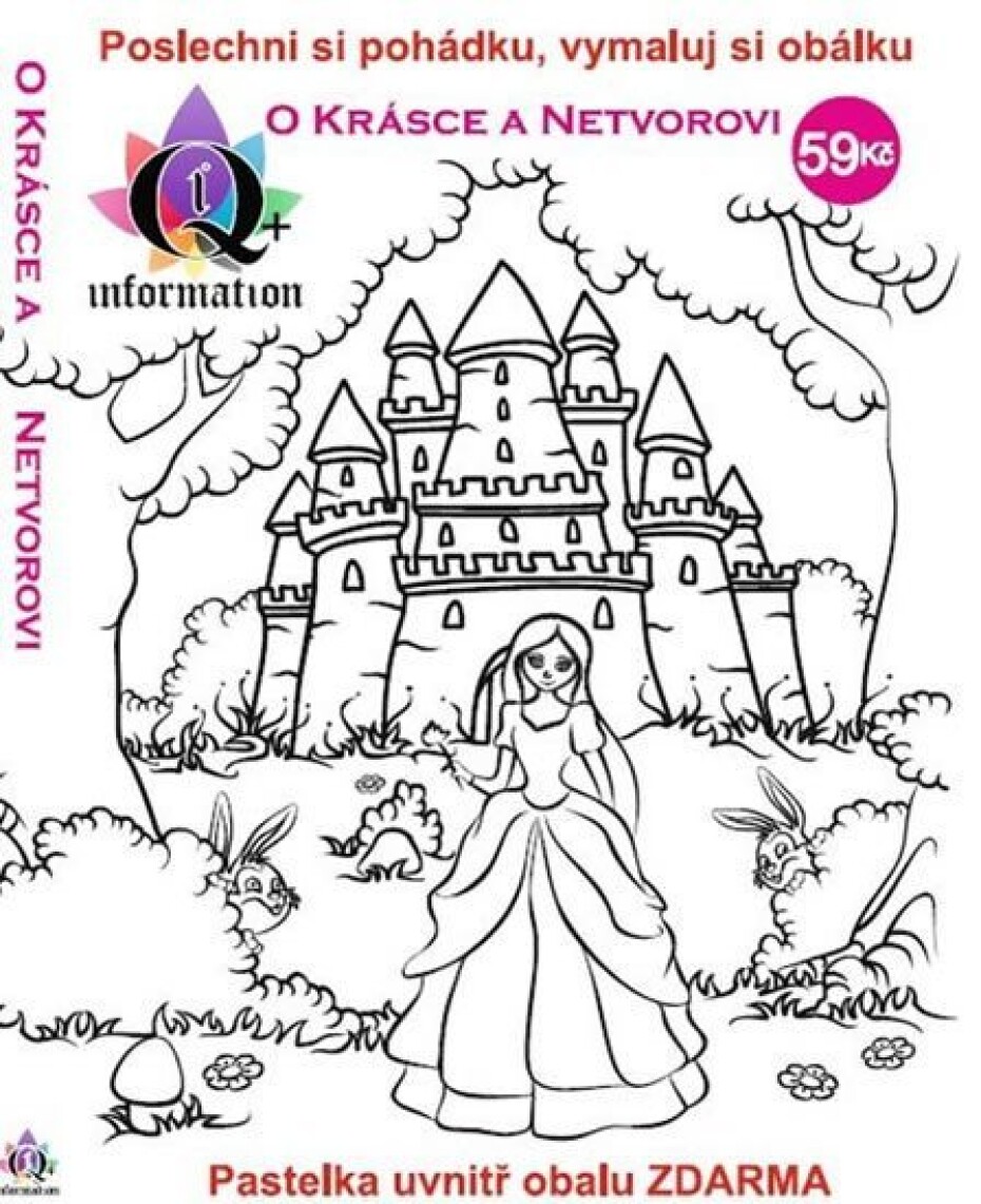 O krásce a netvorovi - CD + pastelka a omalovánky - main (0)