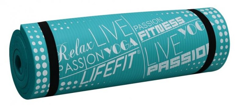 Lifefit Podložka YOGA MAT EXKLUZIV PLUS, 180x60x1.5cm, světle tyrkysová - main (0)