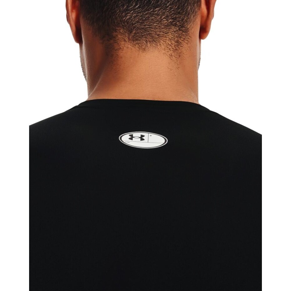 Pánské tričko Under Armour HeatGear Comp LS Black XS - main (2)