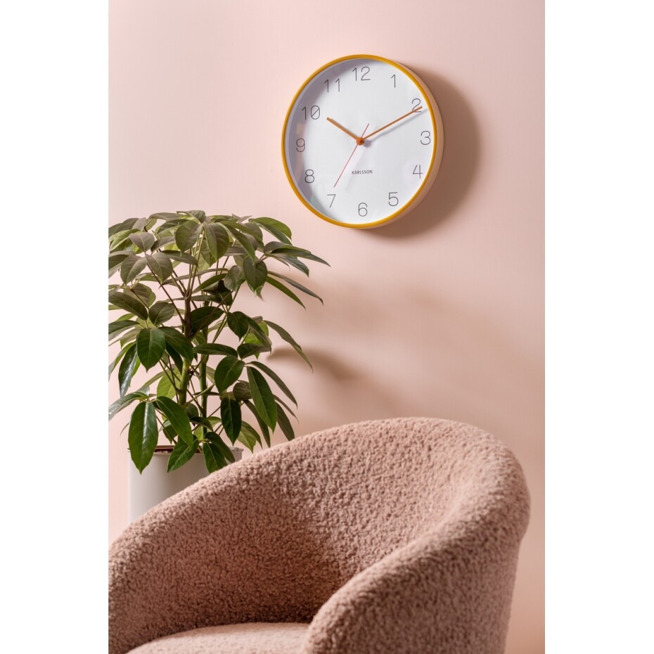 Karlsson 5926YE designové nástěnné hodiny 40 cm - main (1)