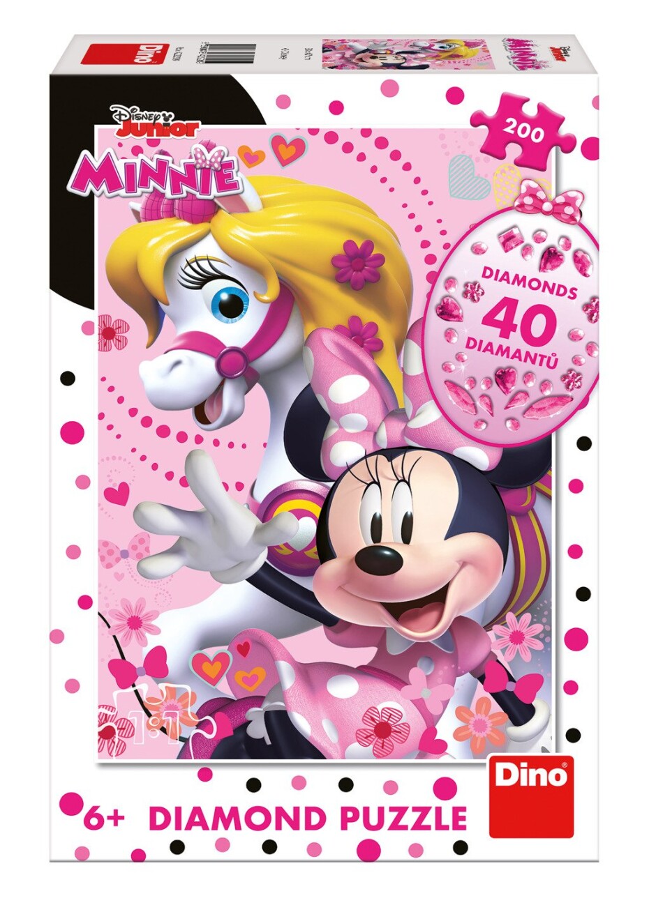 Puzzle Minnie Mouse diamant 200 dílků - Dino - main (0)