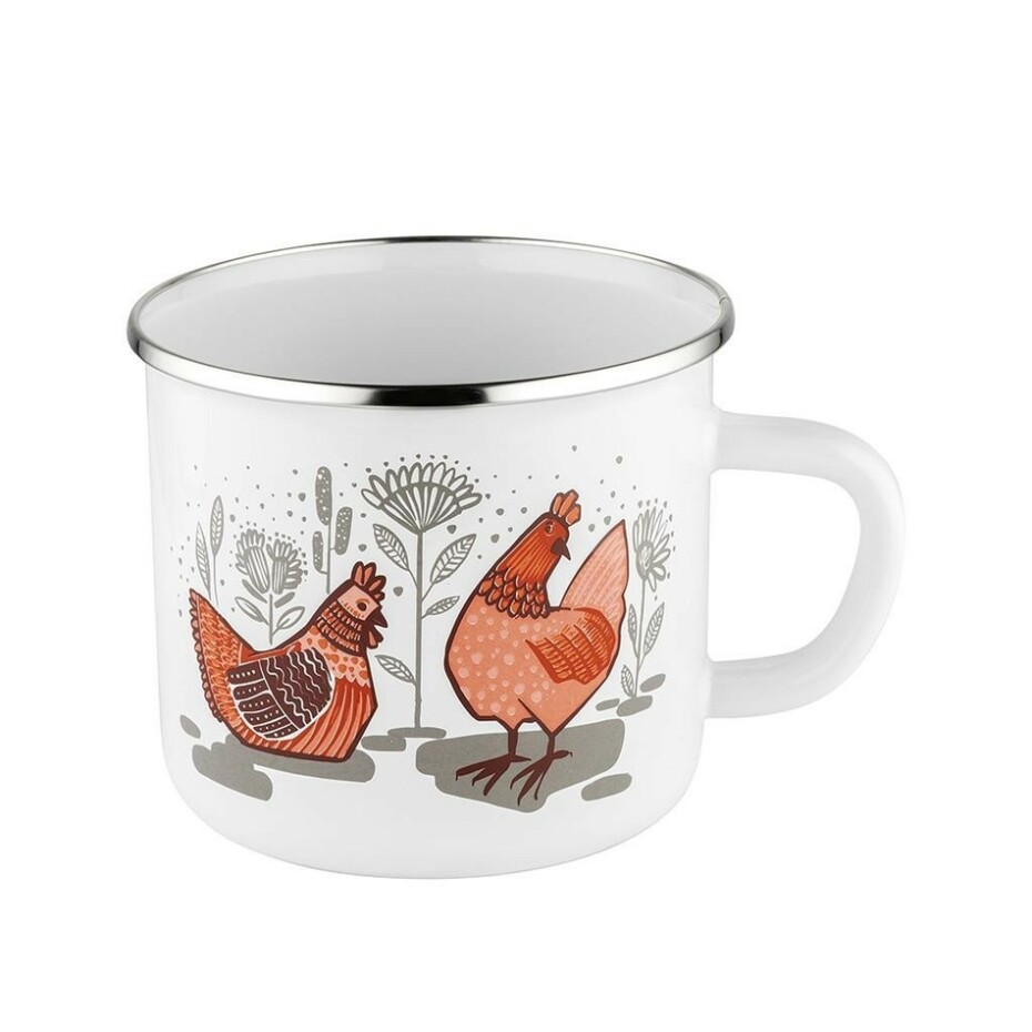 Emalia Pleszew Smaltovaný hrnek Rubinka, 9 cm, 550 ml - main (0)