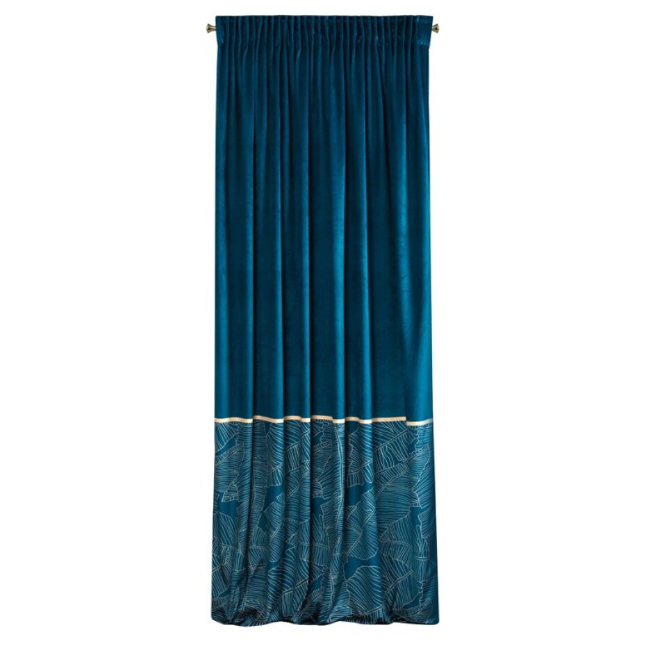 ArtFir Zatemňovací závěs MUSA P | modrá/zlatá 140 x 270 cm - main (1)