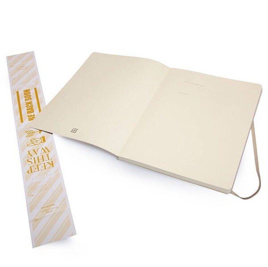 Zápisník Moleskine VÝBĚR BAREV - měkké desky - XL, linkovaný 1331/11292 - Zápisník Moleskine - měkké desky černý - main (6)