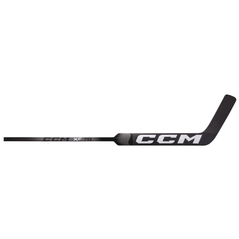 Kompozitová brankářská hokejka CCM Tacks XF 70 Black/Grey Intermediate 23 palců, L (normální gard) - main (4)