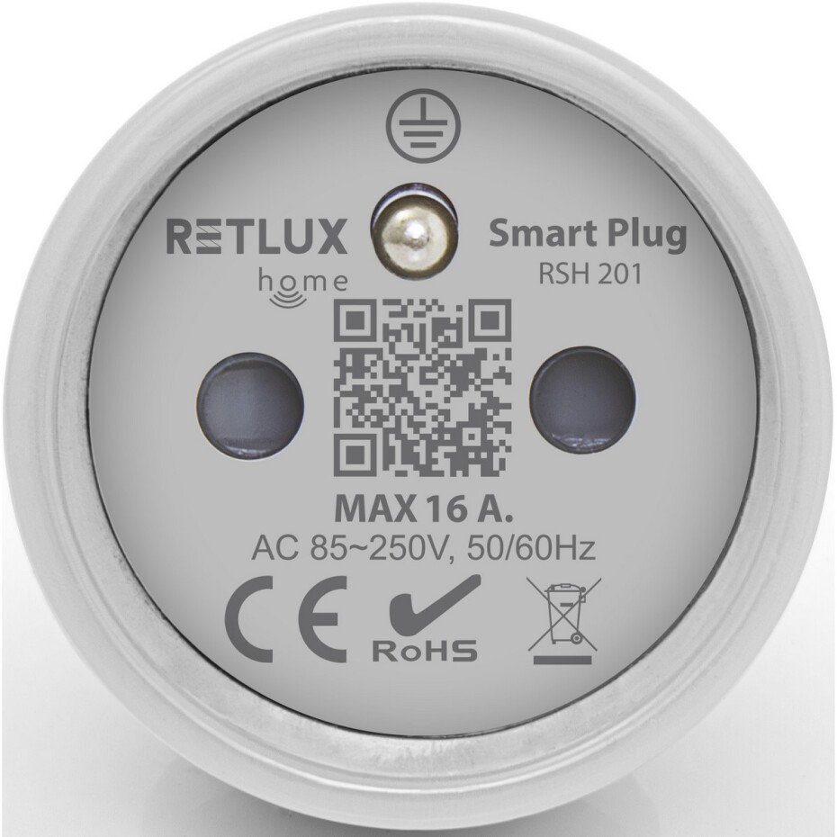 Retlux RSH 201 Chytrá zásuvka s Wi-Fi a Bluetooth připojením - main (2)