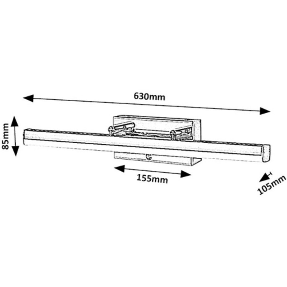 Rabalux 75017 koupelnové LED svítidlo Turgon, 20 W, chrom - main (6)