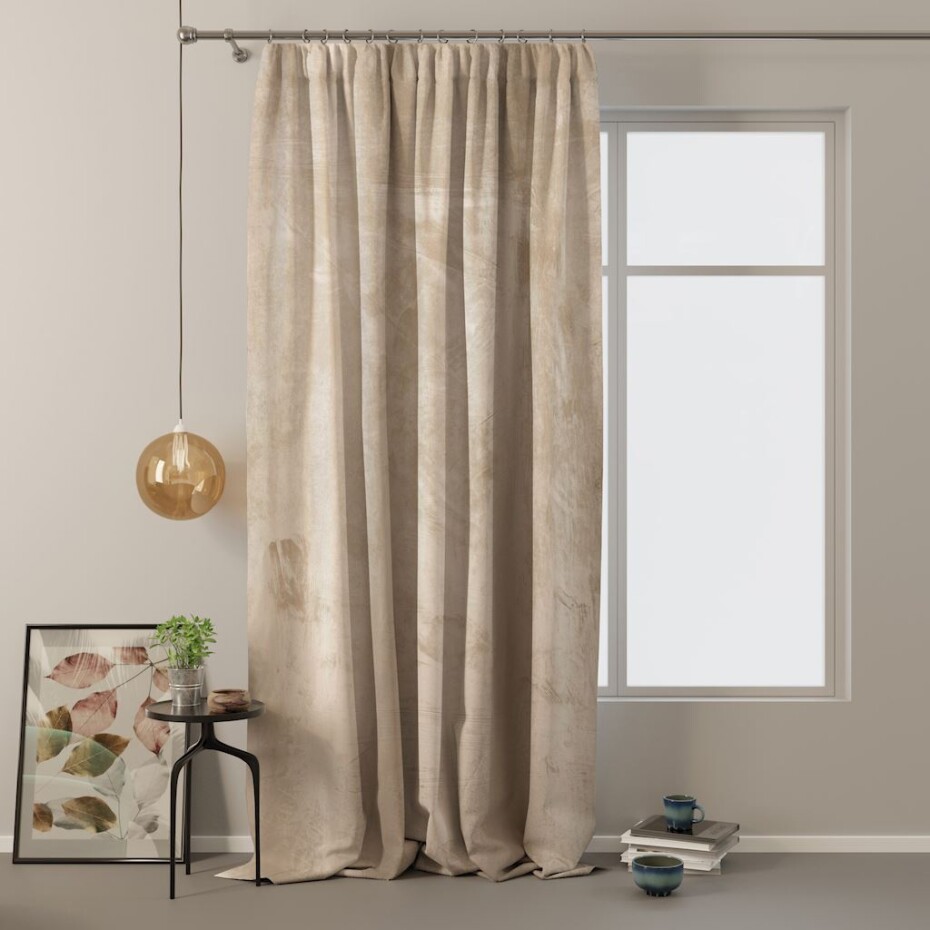 ArtFlhf Stínicí závěs VELVET PLEAT P | 140 x 270 cm Barva: Bílá - main (4)