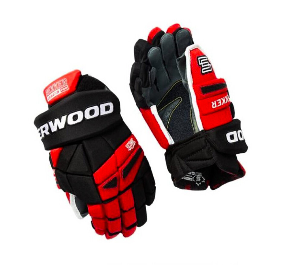 Hokejové rukavice SHER-WOOD Rekker Legend Pro Black/Red/White Junior 11 palců - main (0)