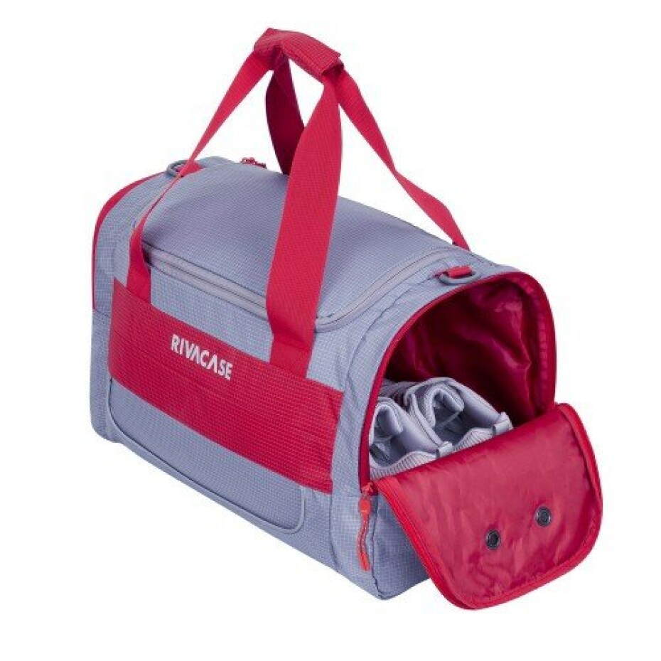 Riva Case 5235 cestovní a sportovní taška objem 30 l, šedo-červená - main (8)