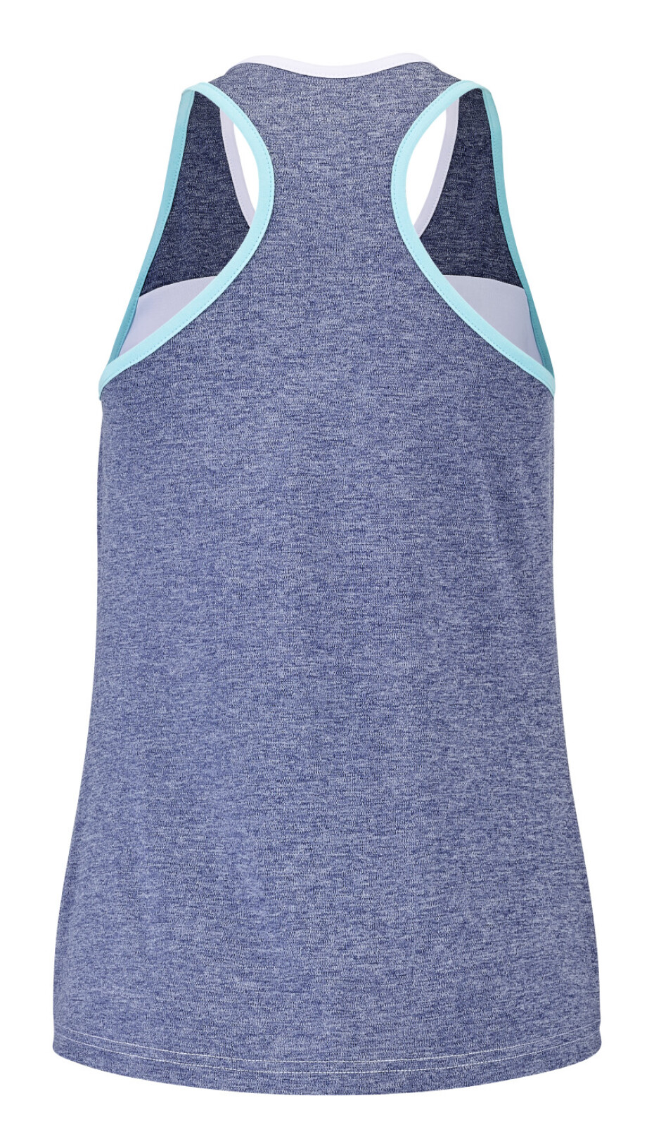 Babolat Play Tank Top Woman White Blue Heather - main (1)