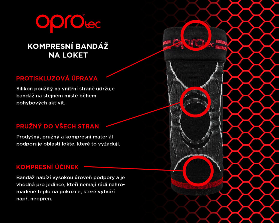 Bandáž na loket OPROtec  TEC5748 L - main (2)