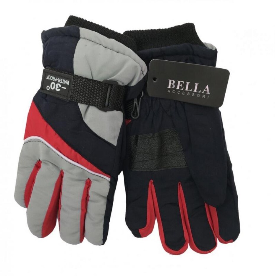Dětské zimní rukavice Bella Accessori 9011S-6 šedá - main (0)