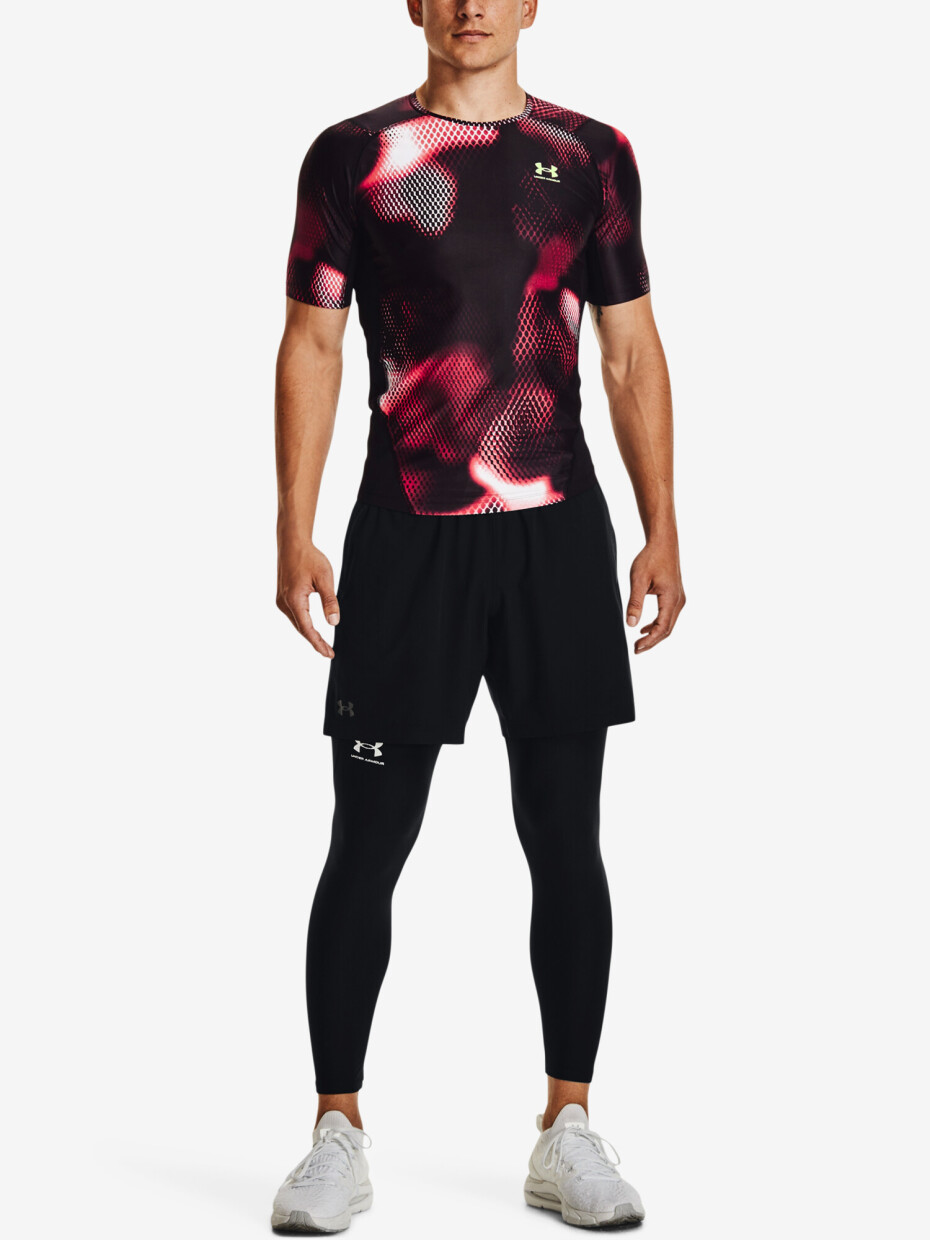 Under Armour Iso-Chill Compression Printed Black/Radio Red - main (1)