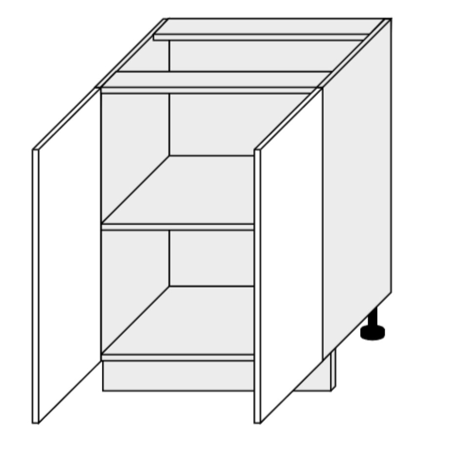 ArtExt Kuchyňská skříňka spodní, D11 / 60 Amaro Barva korpusu: Grey - main (0)