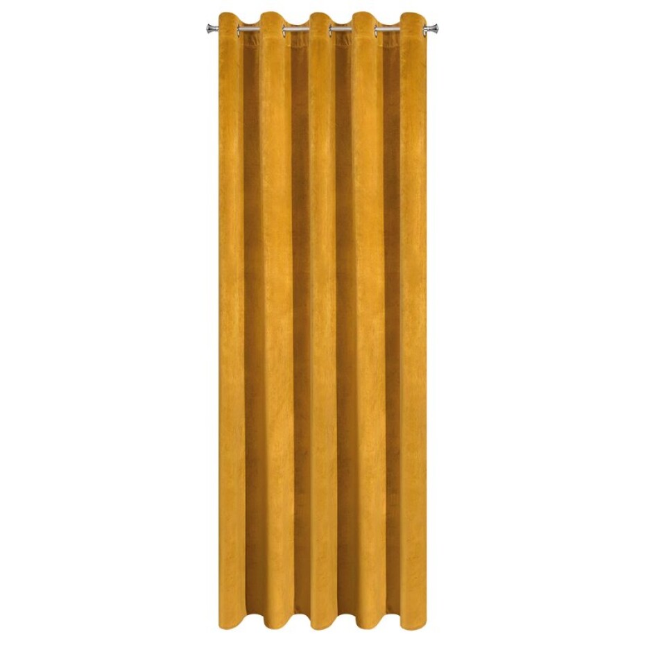 ArtFir Závěs VILA | hořčičná 140 x 250 cm - main (2)