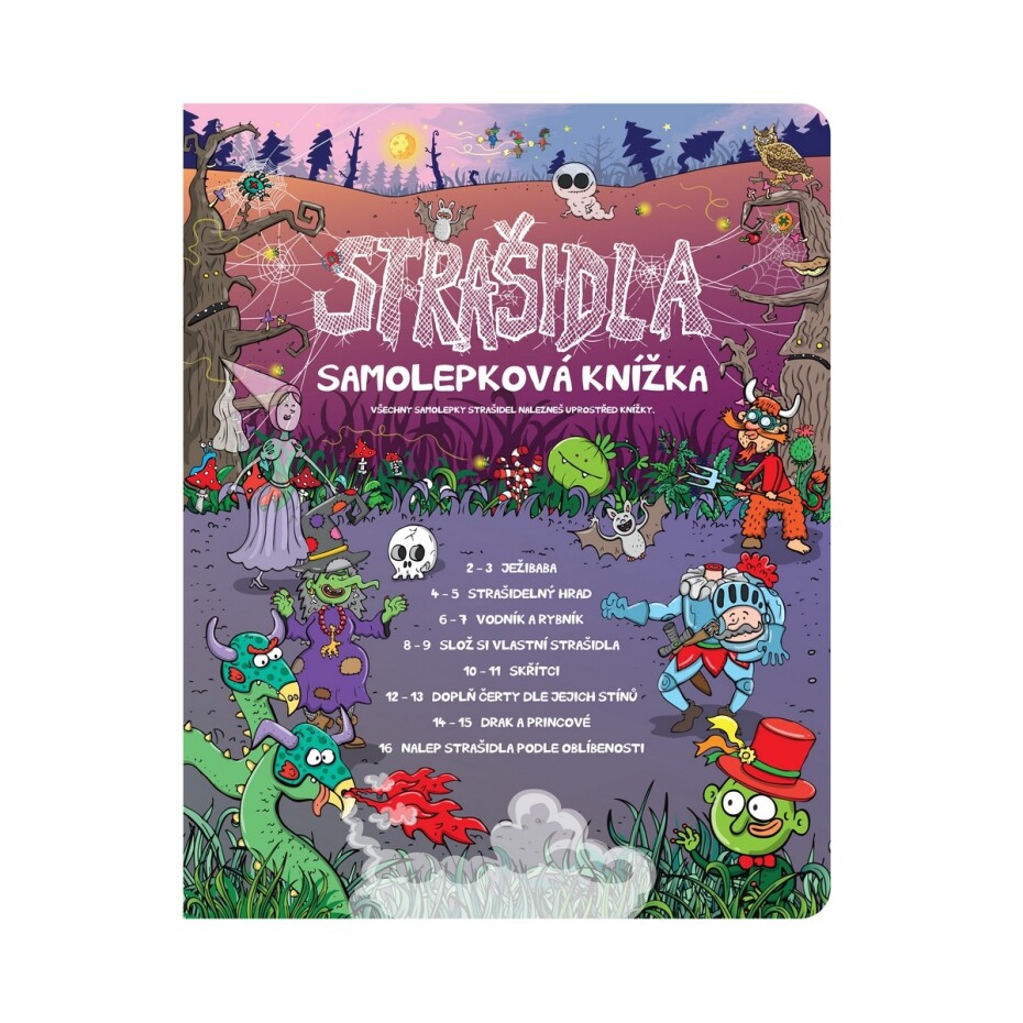 Kouzelné čtení Samolepková knížka Strašidla - main (2)