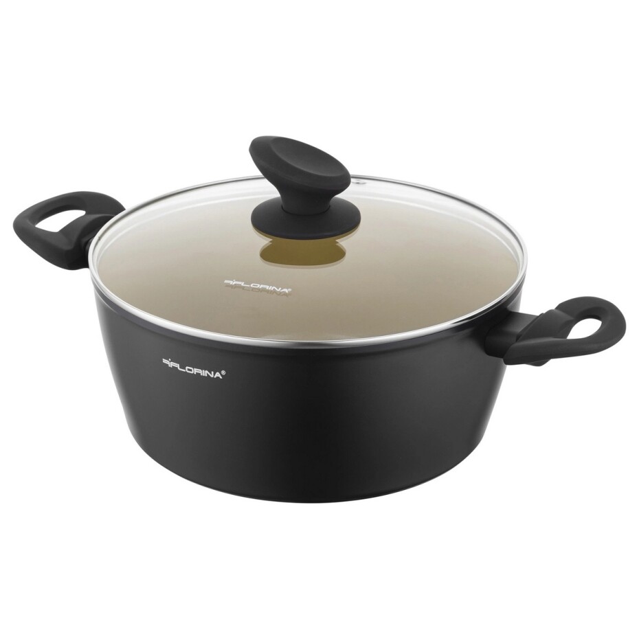 Florina Hliníkový hrnec s poklicí AmVeganby Mateusz Gessler, 24 cm, 3,6 l - main (0)