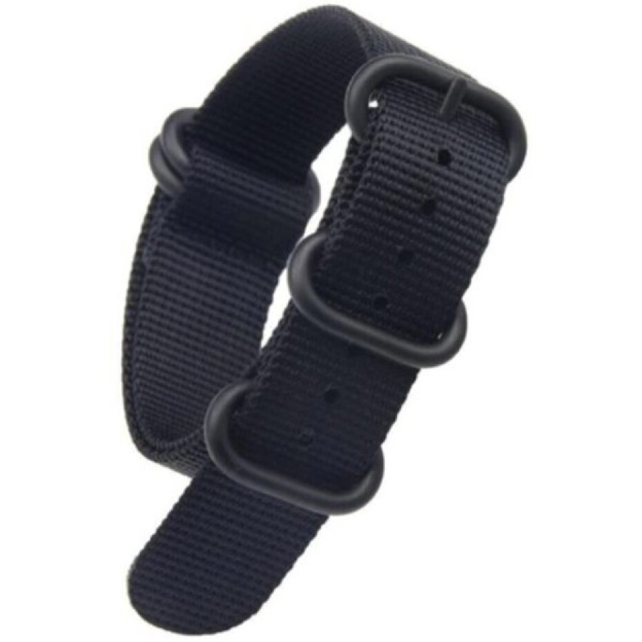 NATO ZULU řemínek černý 24 mm (2) - 24 mm - main (0)