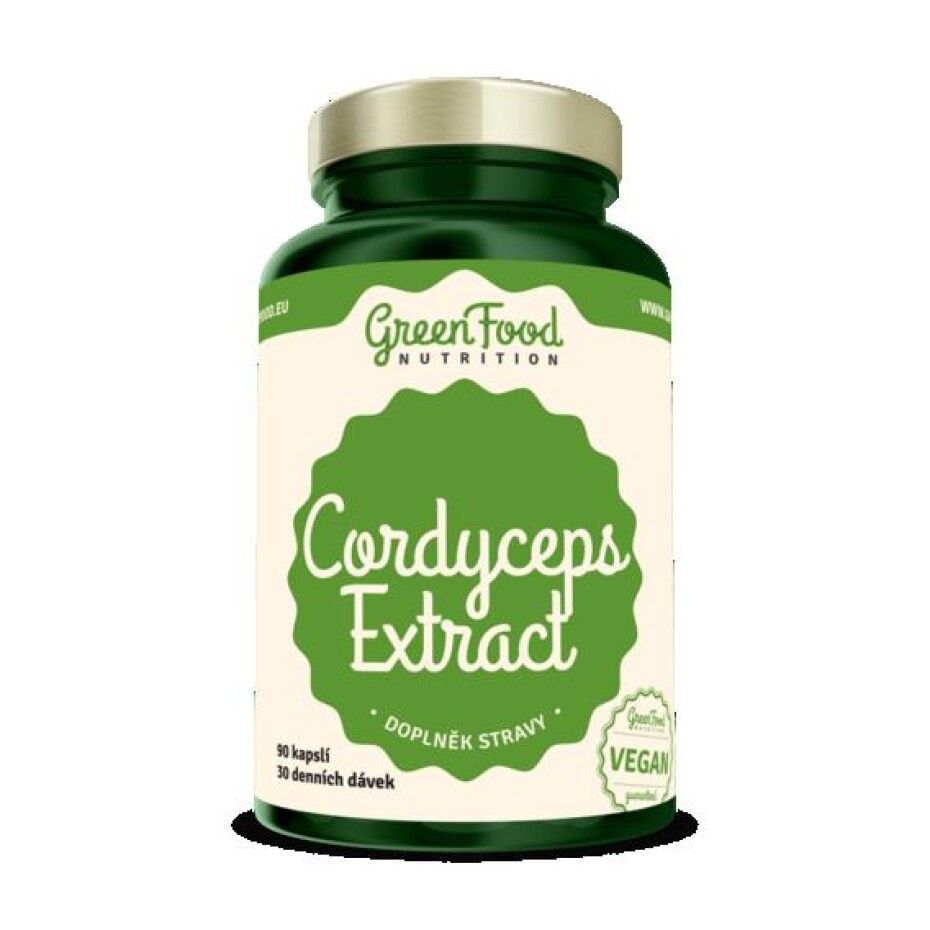 GreenFood Cordyceps extract 90 kapslí - main (0)